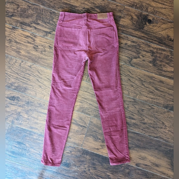Madewell 10" High-Rise Skinny Jeans: Stretch Velvet Edition - Picture 5 of 10